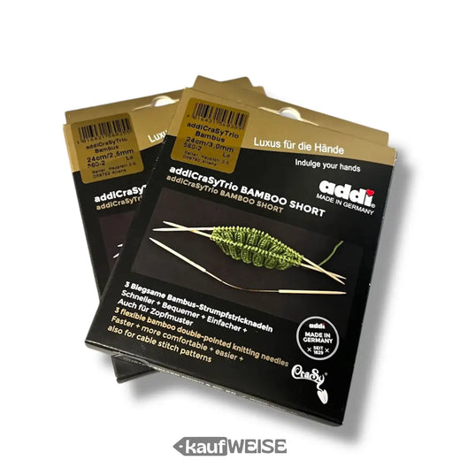 addiCraSyTrio Bamboo Short – Ekstra kratki za male krugove | Igra s bambusovim iglama | Proizvedeno u Njemačkoj