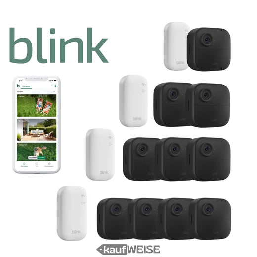 Blink Outdoor 4 set nadzornih kamera | 1-4 kamere na izbor | uključujući modul sinkronizacije