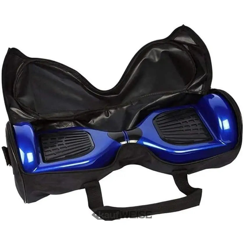 Blaues Hoverboard in schwarzer Tragetasche 8 Zoll robust wasserabweisend