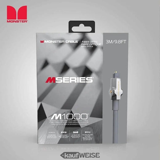 Monster M1000 optički Toslink kabel (3 m) za vrhunski audio