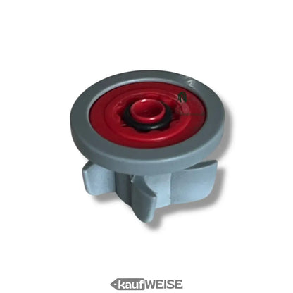 Graues und rotes Kunststoff-Installationsteil für Wassersparer Neoperl PCW-02