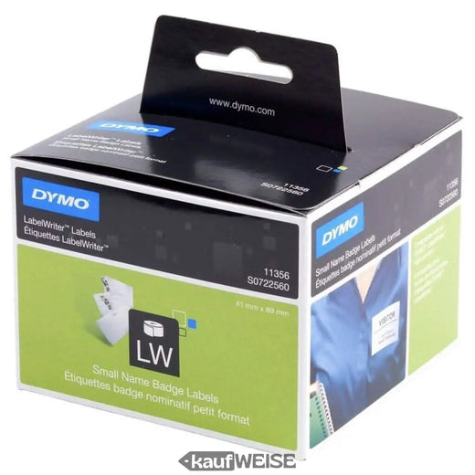 Dymo originalne naljepnice s imenima 11356 (S0722560) | 300 komada/rola | Za LabelWriter 450, 4XL i mnogo više.