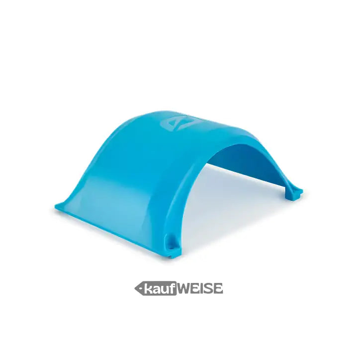 Original onewheel XR plus fender in bright blue plastic arch shape for pet tunnel protection