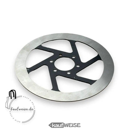 Silberne und schwarze Vanmoof Bremsscheibe 160mm für S3 und X3 Modelle