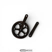 Prowheel set kurbla (170mm) za Knaap AMS & RTD | Hladno kovan | Aluminijske poluge kurble | Crna