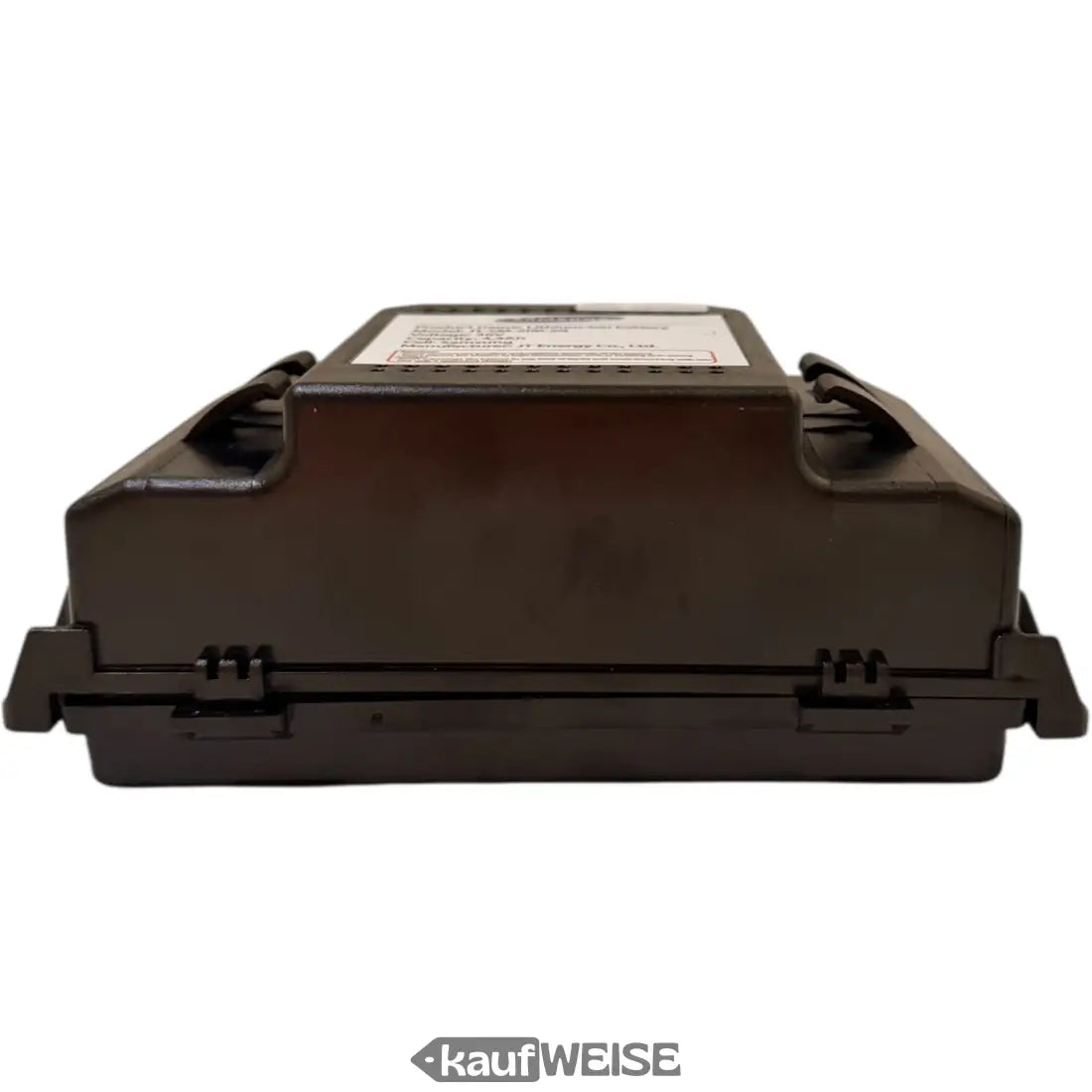 Schwarzer Plastik-Autoradio-Empfänger mit Etikett auf Samsung Zellen Hoverboard Akku