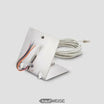 Siedle Access stolni stalak AZTVP 870-0 E | Brušeni nehrđajući čelik | Za video panel AVP 870 | uklj. kabel