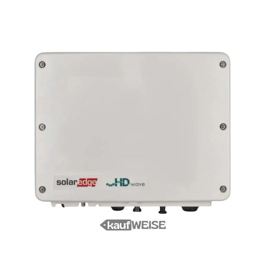 Weißer Solarwechselrichter von SolarEdge SE3000H HD-Wave 3 kW IP65