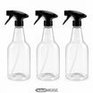 Prazna boca s raspršivačem 750 ml, za ponovno punjenje | Prozirna, On/Off raspršivač | 3, 5 ili 10 komada