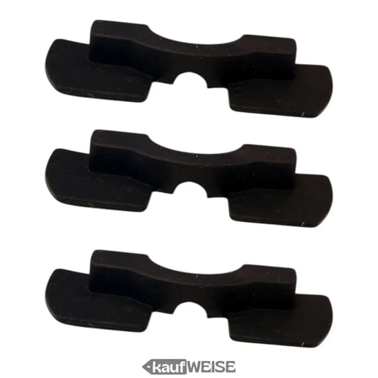 Drei schwarze Gummi-Vibrationsdämpfer für Xiaomi M365/Pro gegen Wackeln